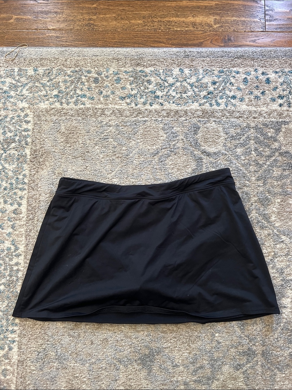 Lands' End Black Swim Skirt